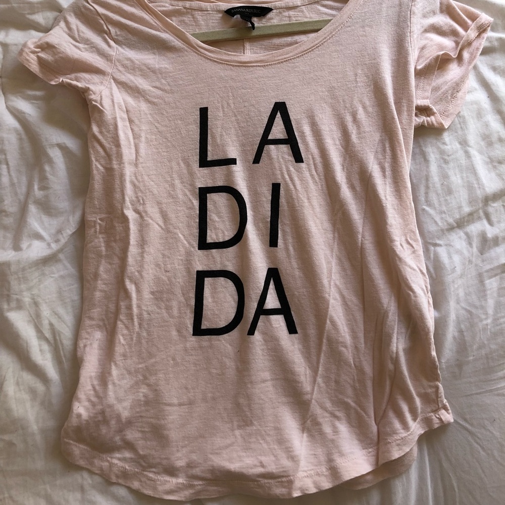 Sassy blush pink tee